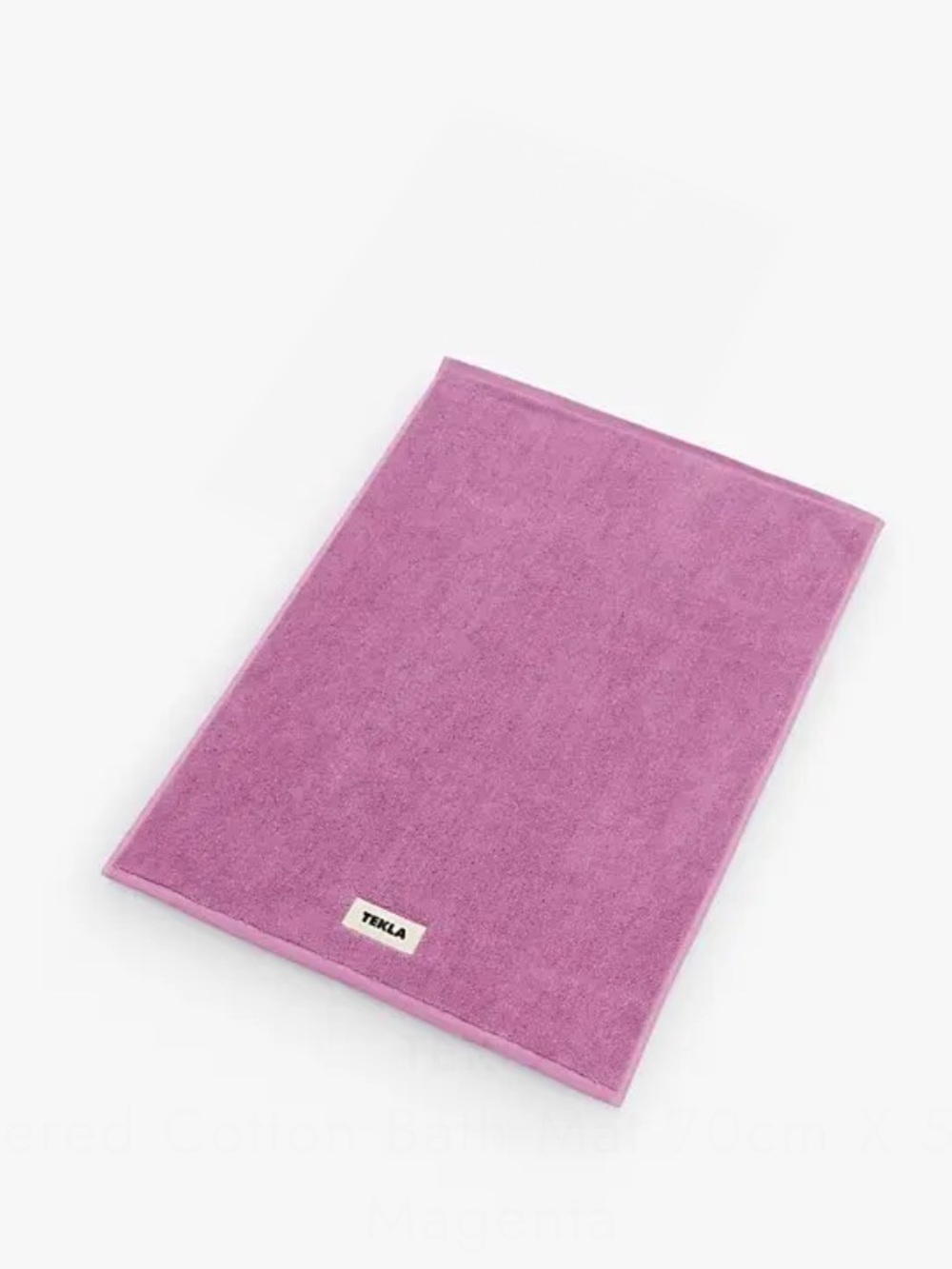 TEKLA magenta bath mat